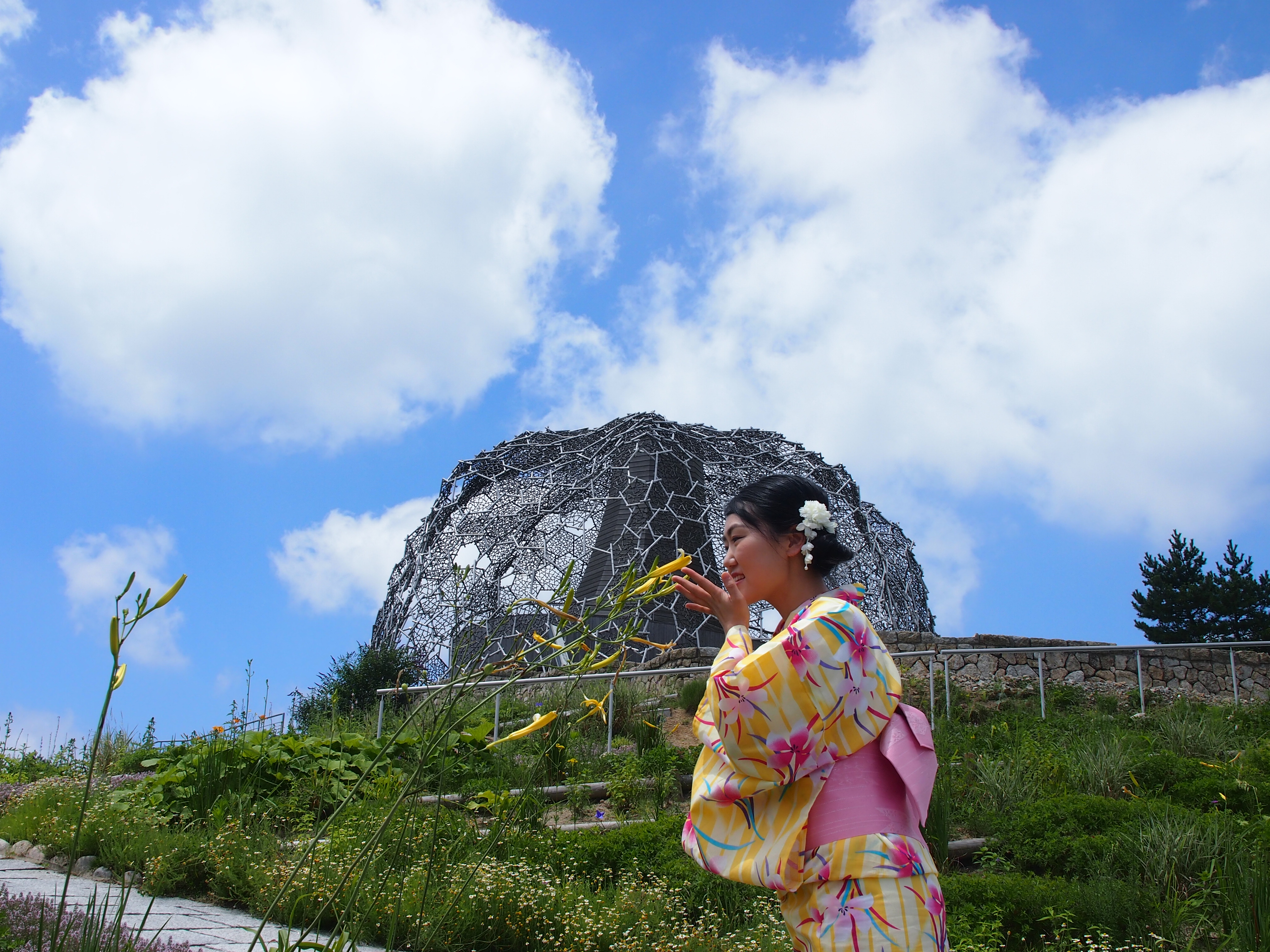 ゆかたで六甲山上のファンタジックスポットへ