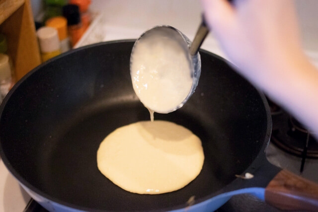 食育⑤フライパンでお手軽デザート